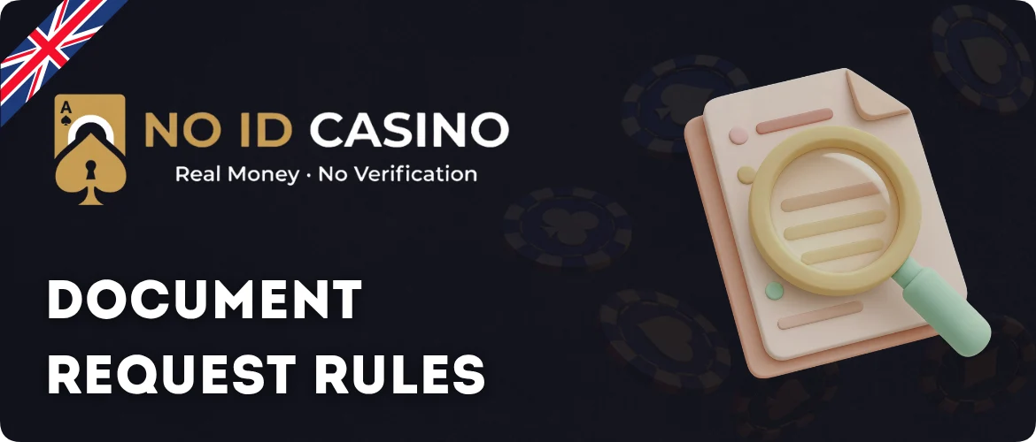Casino Realmoney Online Casino No ID Verification Real Money document request rules