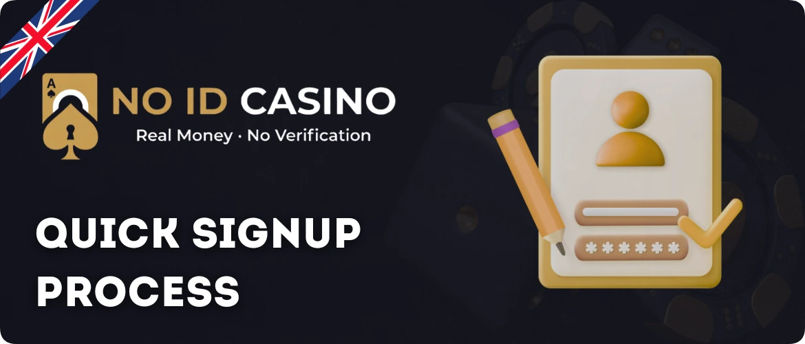 Casino Realmoney Online Casino No ID Verification Real Money quick signup process